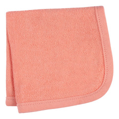 Set 4 Toallas Bebé Gerber Capucha Y Paños 80% Algodón Rosa