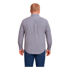 Camisa Negra Cuadros Rosas Big Kong Tallas Grandes Hombre