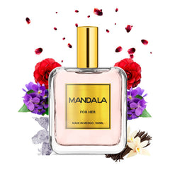 Perfume Mujer Mandala Bloom Essence Rosa Concentrado 100ml