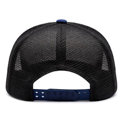 Gorra Knite 1974 Basic Trucker Ajustable 1974 Color Azul Oscuro Diseño De La Tela Lisa Talla Un