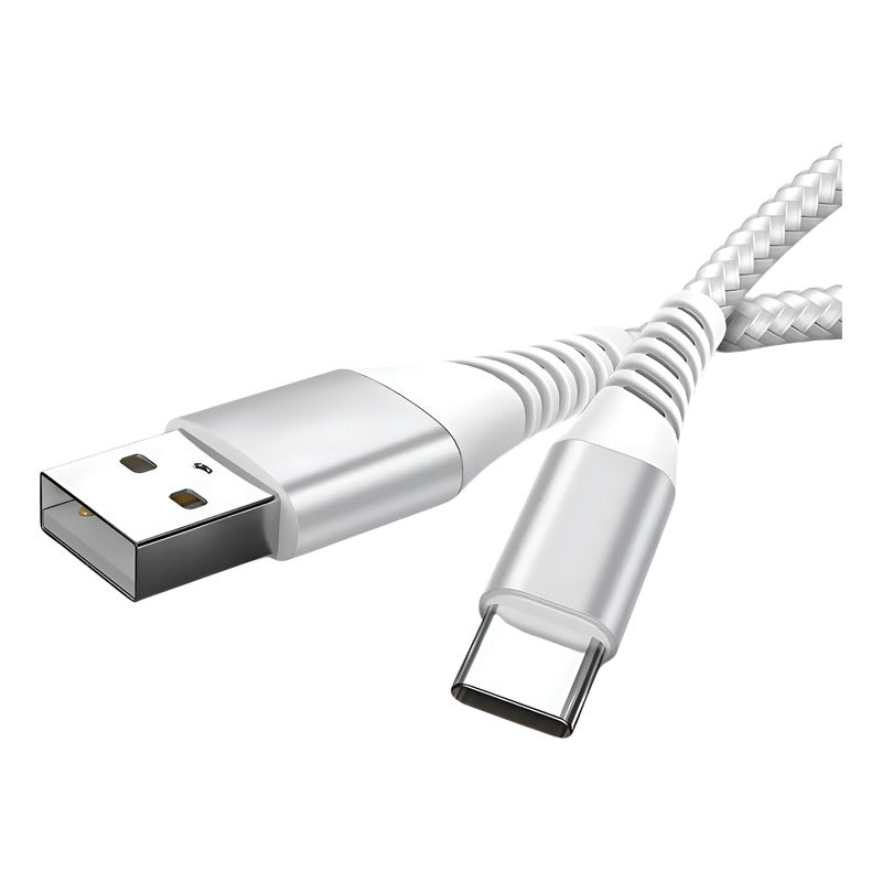 Cable De Datos Jie Smart 3a 1.8m Qc 3.0 Blanco Negro Rojo