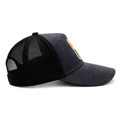 Gorra Knite Alcedos Basic Trucker Alce Outdoor Ajustable Gris Un Lisa