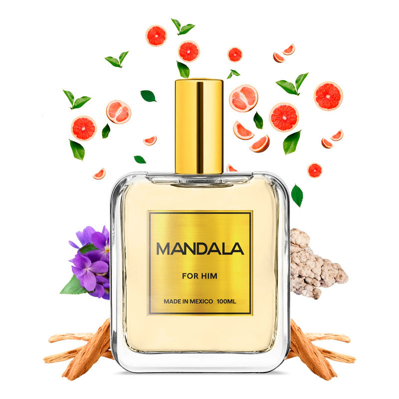 Perfume Hombre Mandala Marino Aqua Triumph Cítrico 100ml