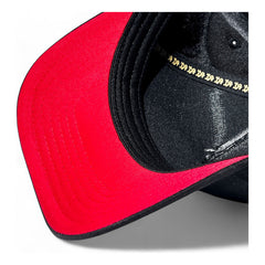 Gorra Plaza Beltran Negra Ajustable Vago Style Rojo Único