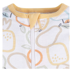 Mameluco Gerber Blanco Frutas Bebé Body Algodón Ropa Dormir