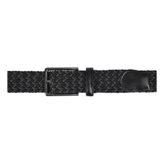 Hickok Cinturón Trenzado Stretch Onyx Para Hombre Negro 37mm
