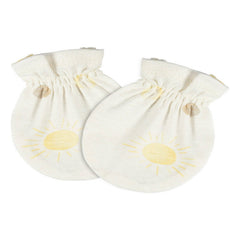 Mitones Gerber Bebé Gris Amarillo 4 Piezas Antirrasguños Gris 0-3m