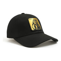 Gorra Knite Bear Negra Gabardina Visera Curva Hombre Negro Único