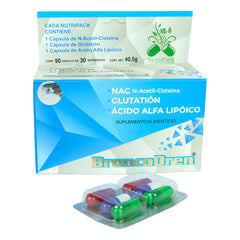 NAC Boticaté Glutation y Ácido Alfa Lipoico 30 packs
