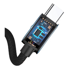 Cable De Datos Jie Smart 3a 1.8m Qc 3.0 Blanco Negro Rojo