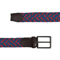 Cinturón Hickok Trenzado Stretch Crimson Para Hombre 37mm