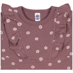 Vestido Gerber Rosa Niña 100% Algodón Cómodo Para Primavera