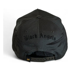 Gorra Black Angels Vago Style Negra Ajustable Y Artesanal Color Negro Talla Único Liso