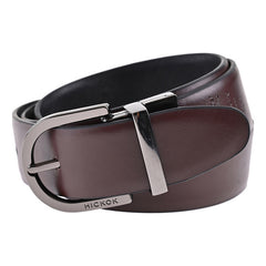 Cinturón Reversible De Piel Genuina Para Hombre 34 Mm Hickok