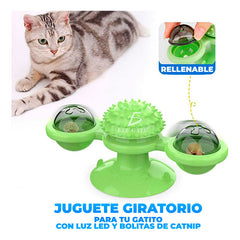 Juguete Placa Giratoria Para Gatos Interactivo Tpr Ecológico