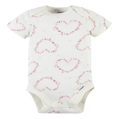 Pañalero Gerber blanco body bebé algodón niña o niño-0-3M