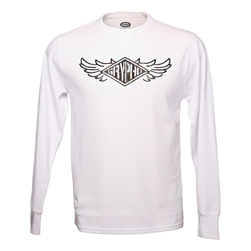 Playera térmica alas high density Grypho serigrafia hombre-S