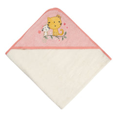 Set 2 Toallas Bebé Gerber Con Capucha Rosa 66×76 Cm Algodón