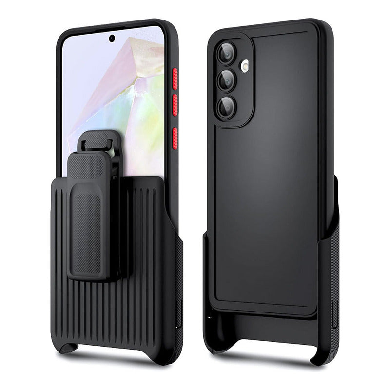 JIE SMART funda uso rudo clip y soporte para Samsung A55