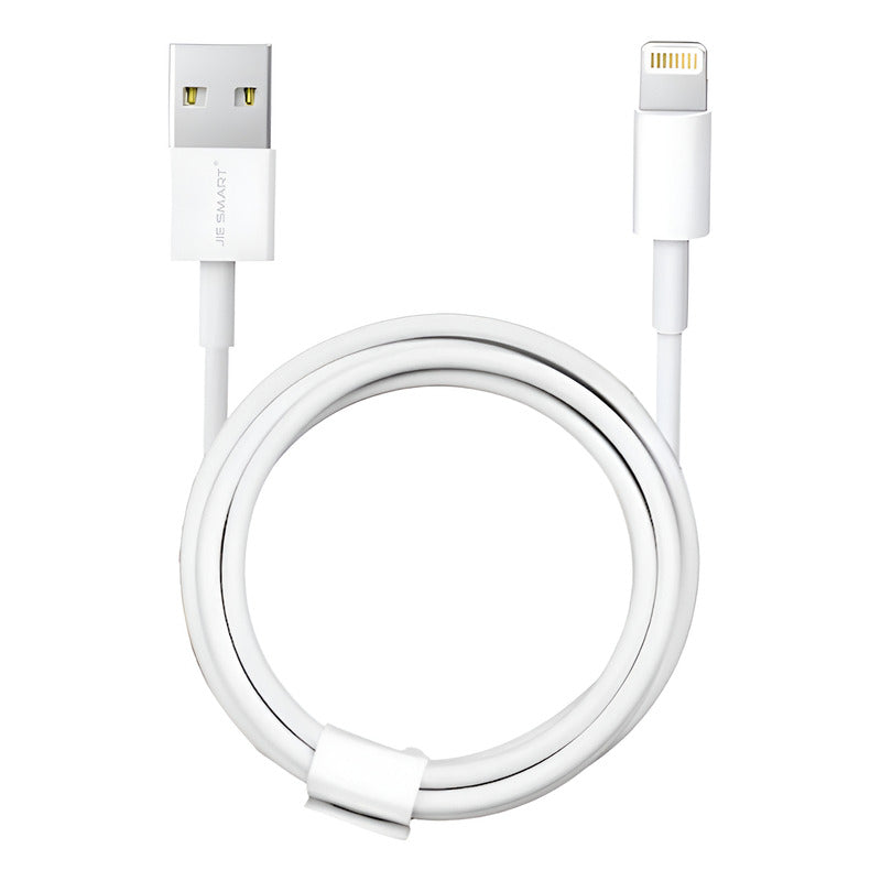 Cable De Datos Jie Smart Super Cable Blanco 2.1a