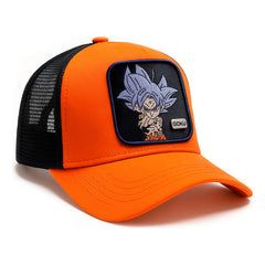 Gorra Goku Snapback Ajustable Dragon Ball Azul Naranja Naranja Un