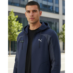 Chamarra Puma Mercedes Amg Hombre Azul Invierno Deportivo