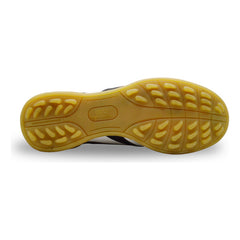 Tenis Fútbol Rápido Manriquez Tachones Turf Blanco Negro