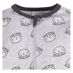 Mameluco Gerber Gris Bebé Body Algodón Ropa Dormir