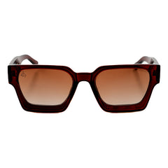 Lentes De Sol Baroc Square Tea Tinto Uv400 Moda Unisex Océano Marrón Marrón Claro