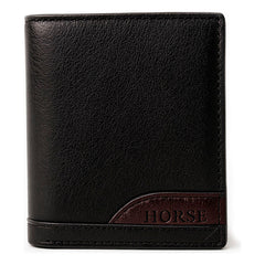 Cartera Curve Para Hombre Vinipiel Negro Horse Basic Negro