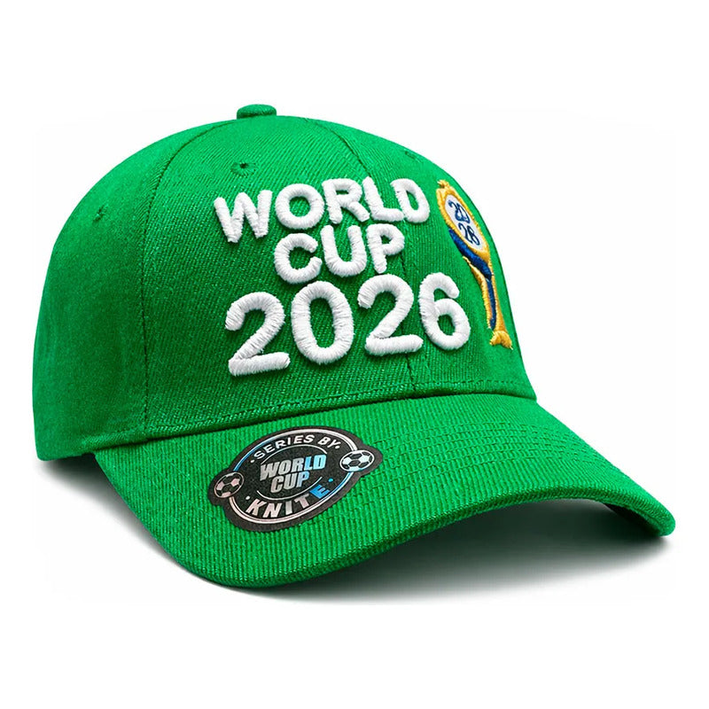 Gorra Fútbol Ajustable Brasil Verde Copa 2026 Fan Sport Verde Un