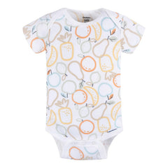 Pañalero Gerber Set 3 Piezas Amarillo Blanco Verde Body Bebé Color Amarillo / Blanco / Verde Talla 6-9m 6-9 M Estampado