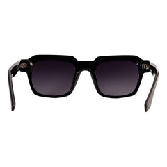 Lentes De Sol Emmet Retro Unisex Degradado Uv400 Acetato Cuadrado Negro