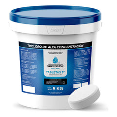Cloro para alberca 5 kg tabletas 3 pulgadas Proquison 90%