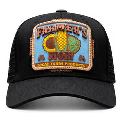Gorra Knite Farmer Corn Blue Trucker Ajustable Original Cap