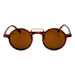 Lentes De Sol Baroc Toscana Brown Uv400 Unisex Vintage Océano Marrón Marrón Claro