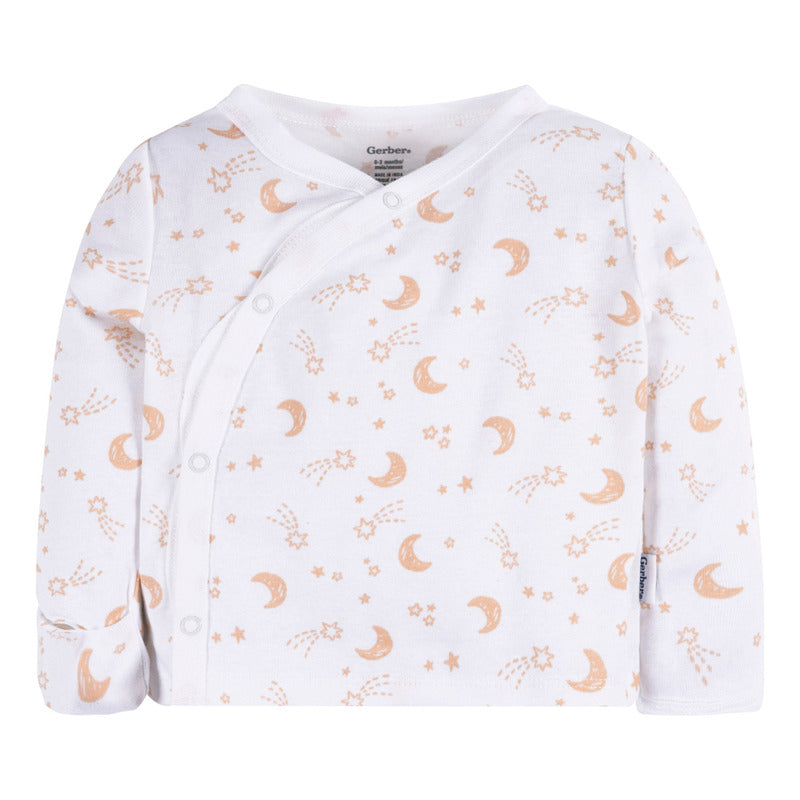 Conjunto Gerber Essentials 3 Piezas Bebé Blanco Algodón