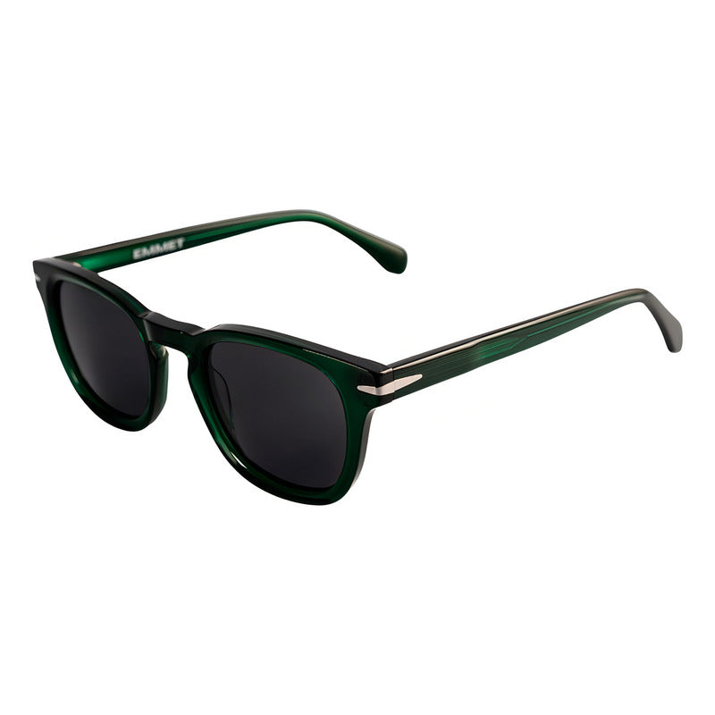 Lentes De Sol Verde Emmet Unisex Wayfarer Uv400 Polarizados Lente Negro Verde Oscuro