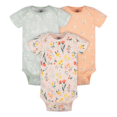 Pañalero Gerber Pack 3 Piezas Body Bebé Ropa Mameluco