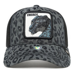 Gorra Cerrada Para Hombre Knite Energy Panther The Zoo Negro Único Lisa