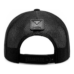 Gorra Trucker Livestock Gold Ranch Toro Stampede Negra Negro Un