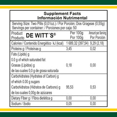 Enebro Buchú De Witt´s Bienestar Urinario 100 Grageas Sin Sabor