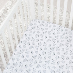 Set De Cuna Gerber Azul 5 Piezas Juego De Cama Para Bebé