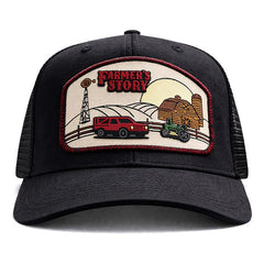 Gorra Barn Red Trucker Ajustable Estilo Granja Farmer Agro