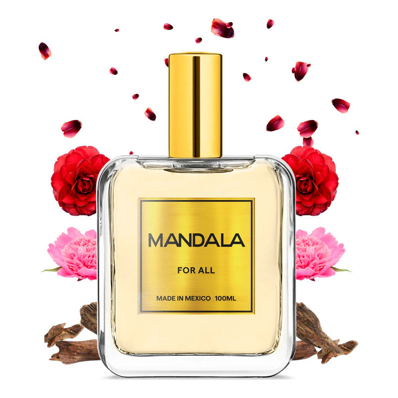 Perfume Unisex Mandala Rosewater Dawn Rosa Concentrado 100ml