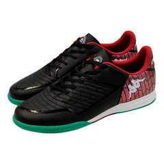 Tenis Fútbol Sala Kappa Kombat Player Hombre Negro Verde