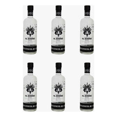 Paquete 6 Botellas De Tequila cristalino 750ml Mil Demonios