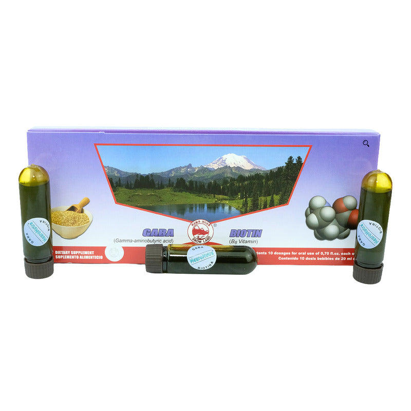 Gaba Biotina Neuronutra Claridad Mental 10 Ampolletas Sin Sabor