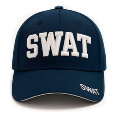 Gorra Snapback Tactica Swat Knite Visera Curva Ajustable Color Azul Talla Un Liso