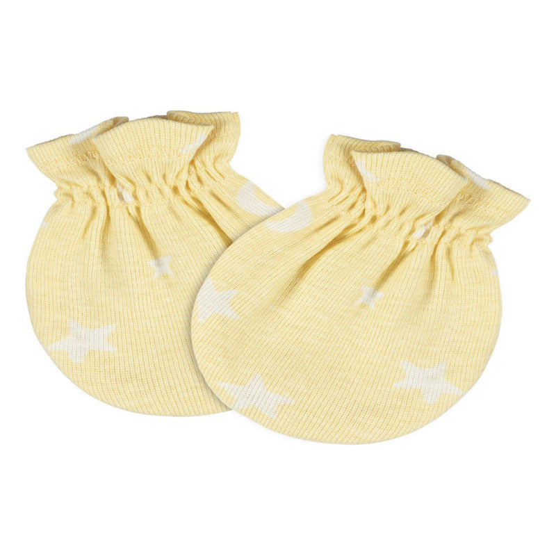 Mitones Gerber Bebé Gris Amarillo 4 Piezas Antirrasguños Gris 0-3m